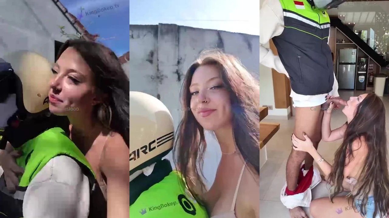 ⁣Video Bule Cantik Callmeslooo Ngerjain Ojol Bali
